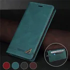 Магнитный чехол-книжка для iPhone 12, 13 Pro Max, 11, XS, XR, X, SE 2020, 8, 7, 6, 6S Plus, кожаный, в стиле ретро