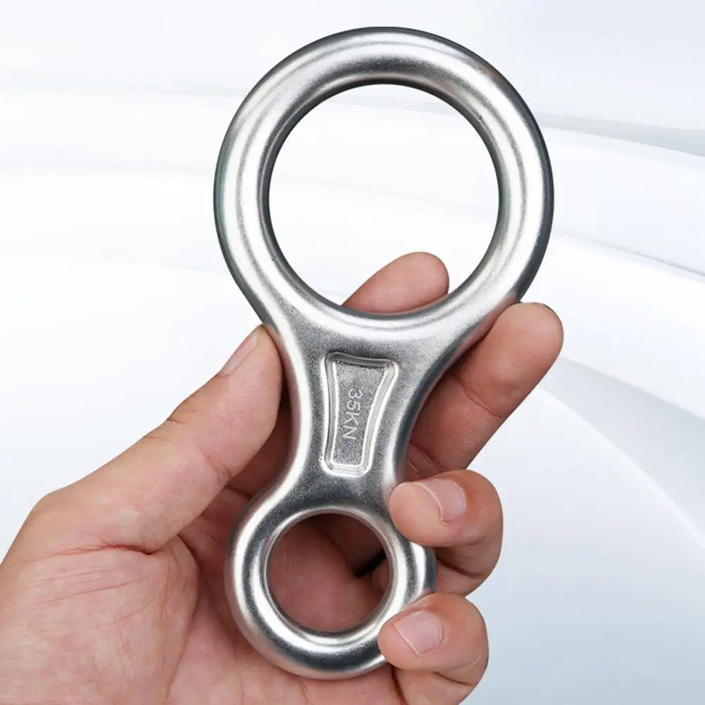 Фото Карабин 35KN, высокопрочный, износостойкий, компактный, 8-образный, 35KN, для альпинизма №5