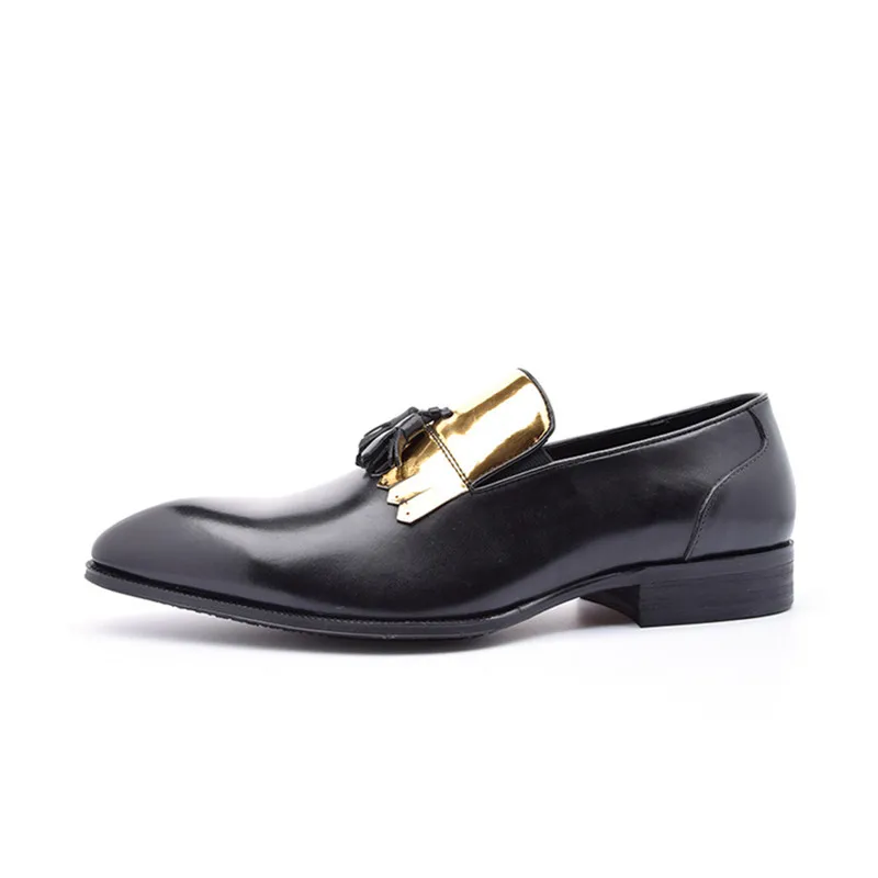 Мужская обувь из натуральной кожи ручной работы без шнуровки крышка ремня