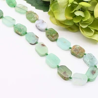 13x18mm natural chrysoprase irregular stone beads diy necklace bracelet jewelry making 15 free delivery