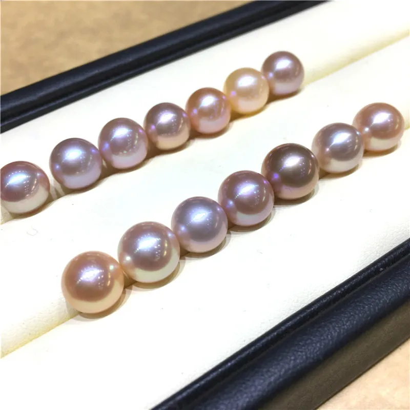 Натуральный пресноводный жемчуг высокого качества класса ААА полуотверстия