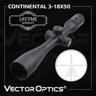 Тактический прицел Vector Optics Continental 3-18x50, прицел для охотничьей винтовки с дальним радиусом действия 110 мил, 90% легкий немецкий оптический прицел