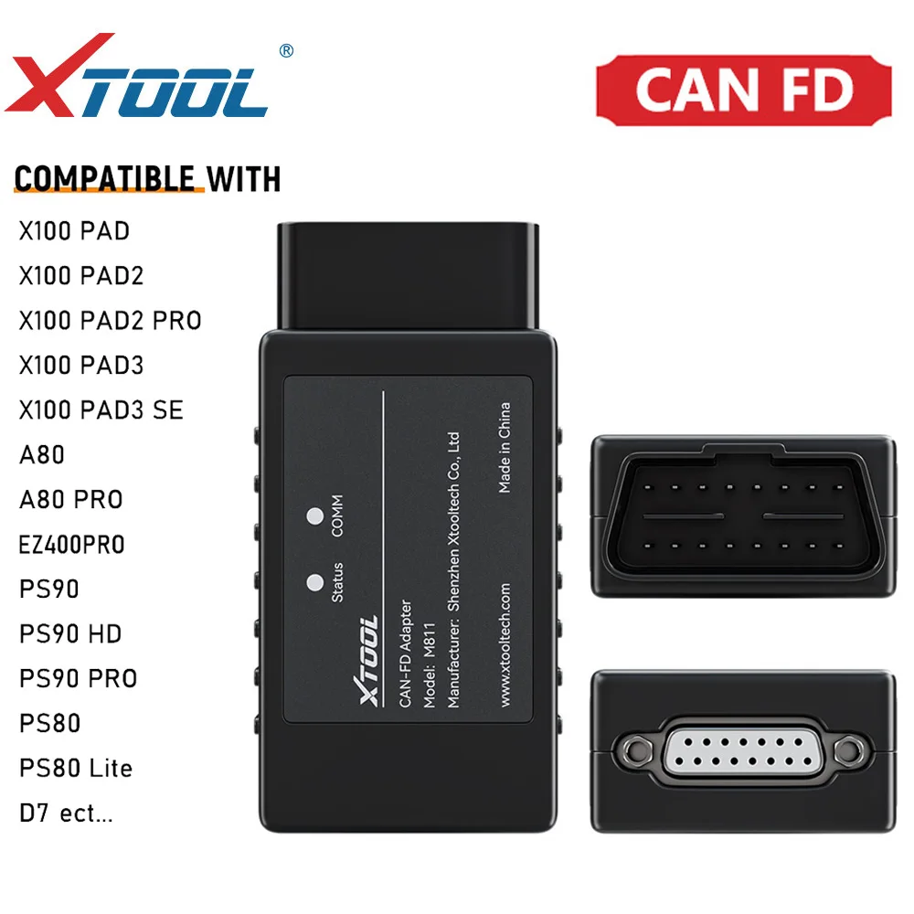 

2021 New XTOOL CAN FD Adapter Diagnose ECU Systems of Cars Meeting With CANFD Protocols for Chevrolet GMC Buick Cadillac Car