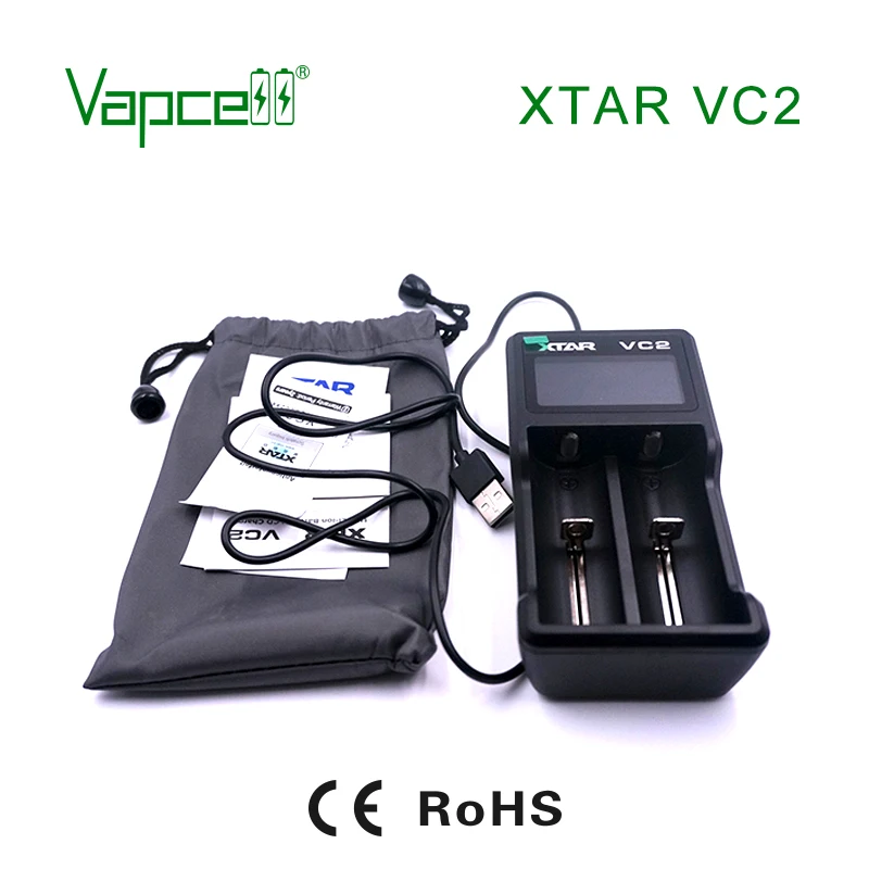 Vapcell зарядное устройство XTAR VC2