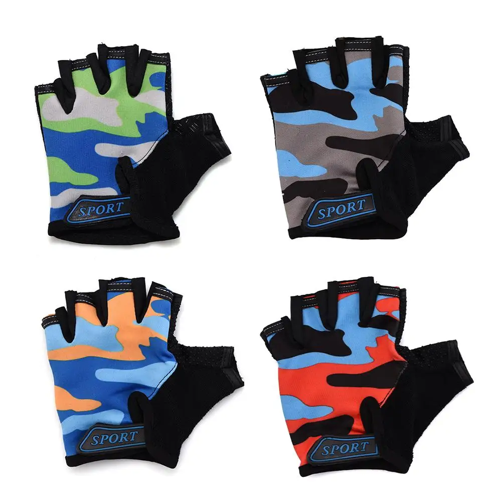 Детские перчатки для верховой езды защиты велосипеда впитывающие пот дышащие
