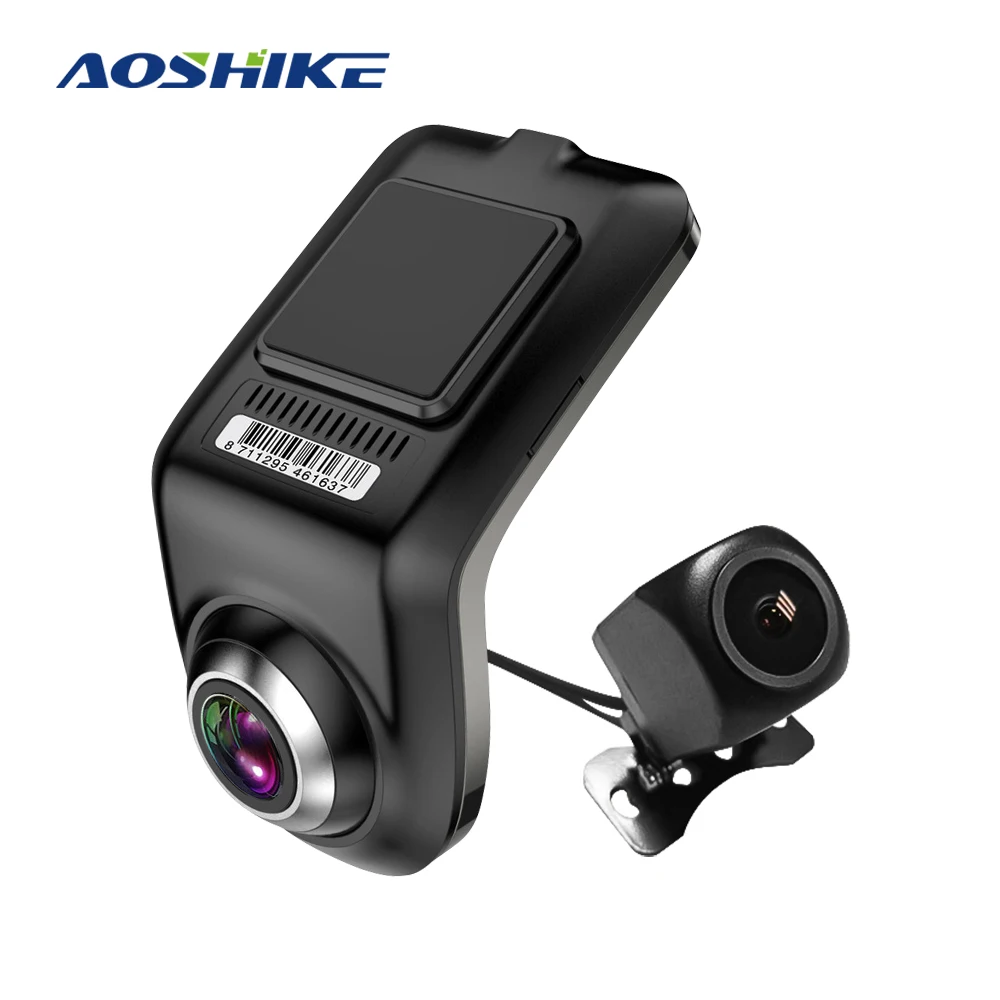 Автомобильный скрытый видеорегистратор AOSHIKE ADAS HD 1080P 32 ГБ USB ночное видение с