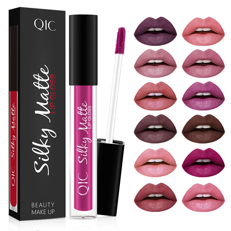 

5g Matte Lipstick Makeup 24H Long Lasting Lip Gloss Nude Red Pigmented Liquid LipStick Waterproof No Drying Cosmetics