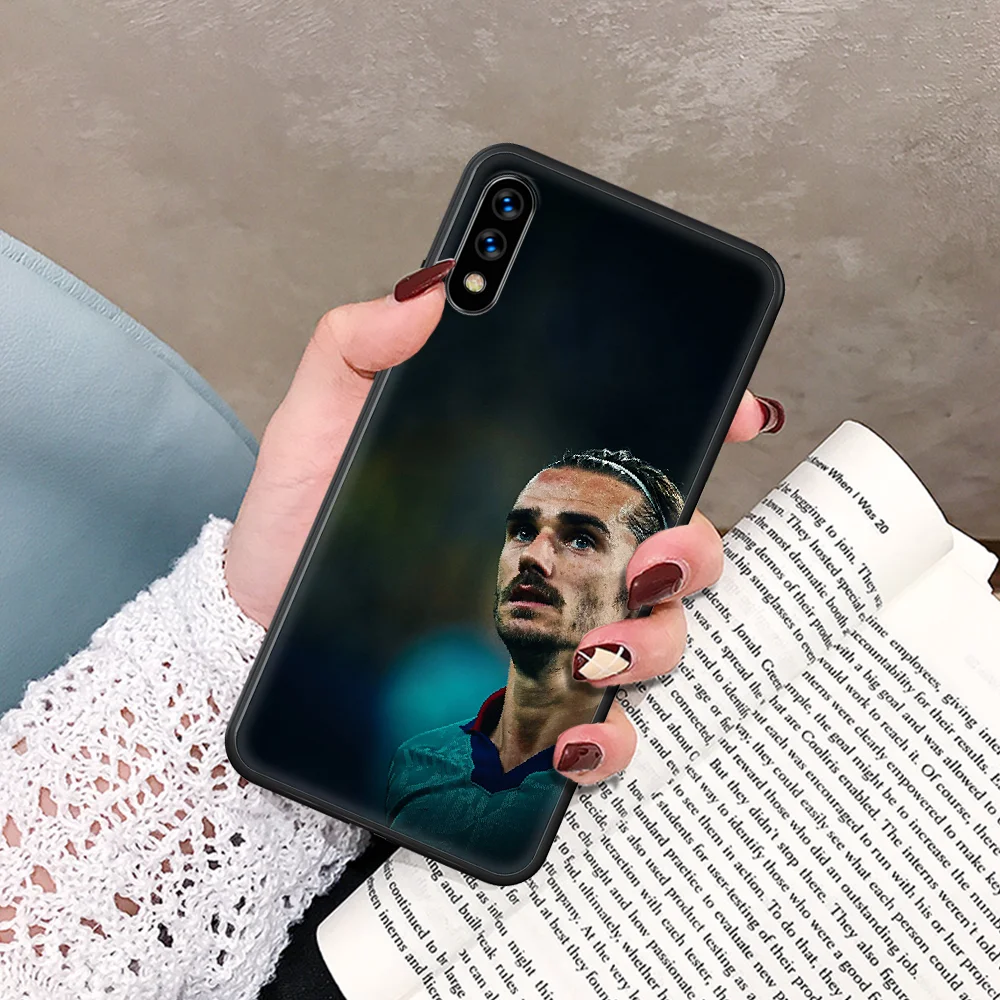 

Sports Football Griezmann Phone Case For Huawei Honor 6A 7A 7C 8 8A 8X 9 9X 10 10i 20 Lite Pro Play black Hoesjes Pretty Cell