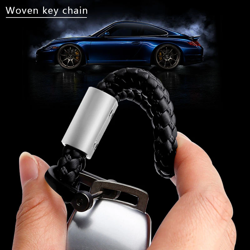 

1pcs Car Keychain Woven Small Jewelry Auto Metal logo Keyring For Morris Garage MG3 TF ZR MG 3 5 6 7 ZS GS GT MG5 MG6 MG7 Goods