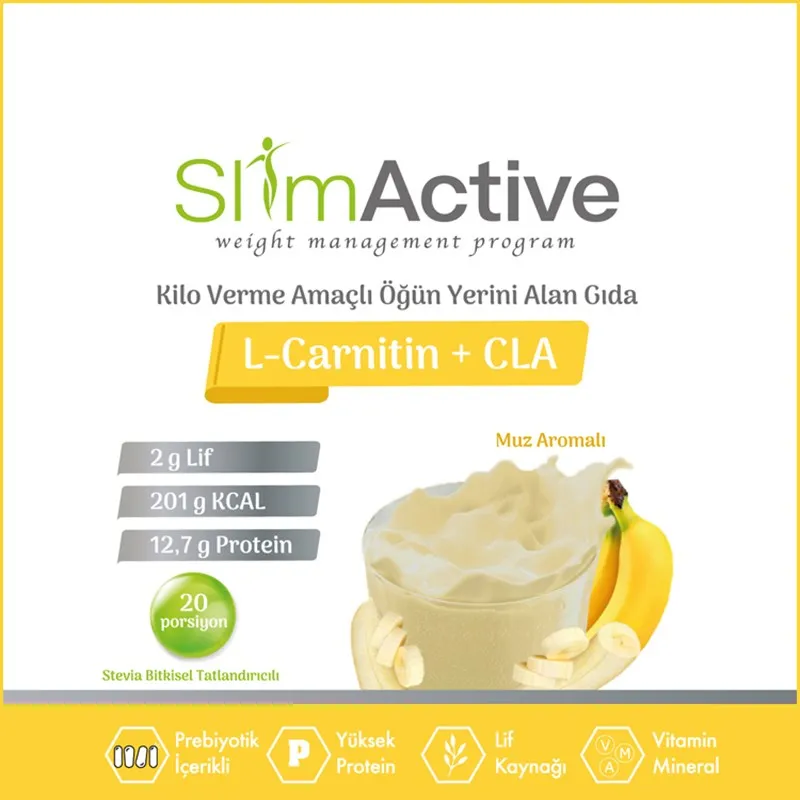 Активная формула для похудения 1 Здоровая пища питательный банан 420 г Молочный Протеин L-карнитин CLA Prebiotic Stevia продукт для похудения от AliExpress RU&CIS NEW
