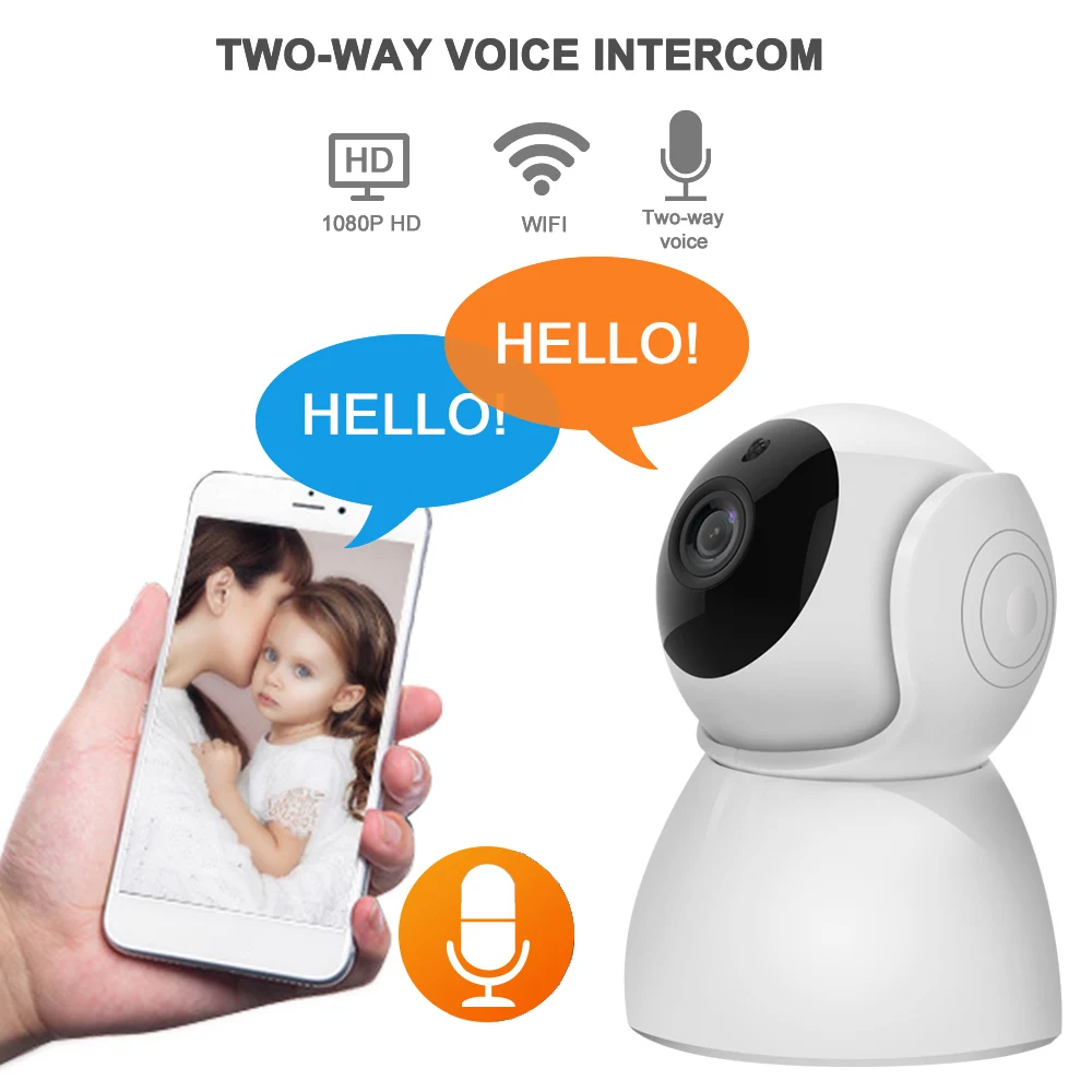 Ip-камера 1080P 720 P камера безопасности Wi-Fi беспроводная видеонаблюдения с видеком