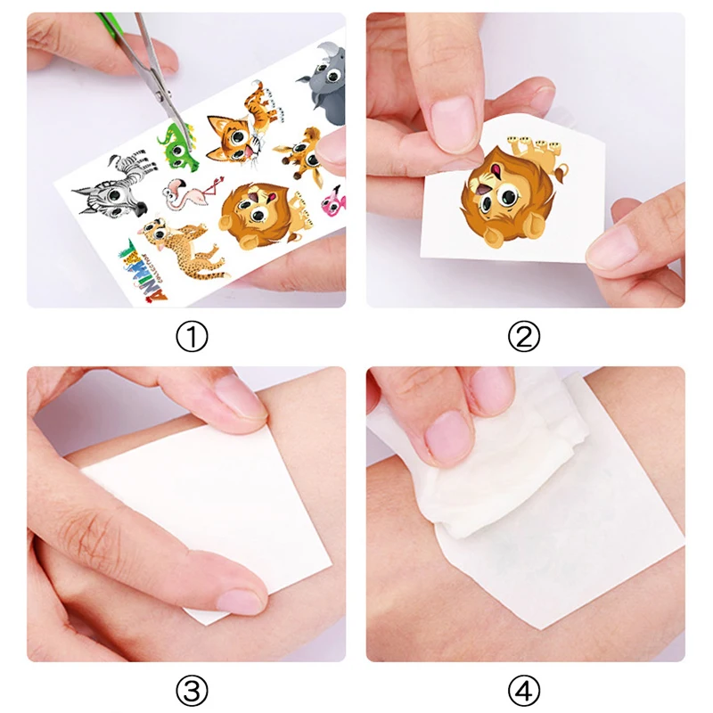 Временные наклейки-татуировки для праздника и вечеринки 10 шт. водостойкие День