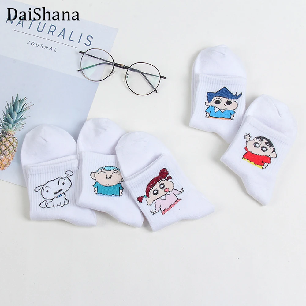 2019 женские носки с забавными персонажами из мультфильмов Harajuku забавные Модные