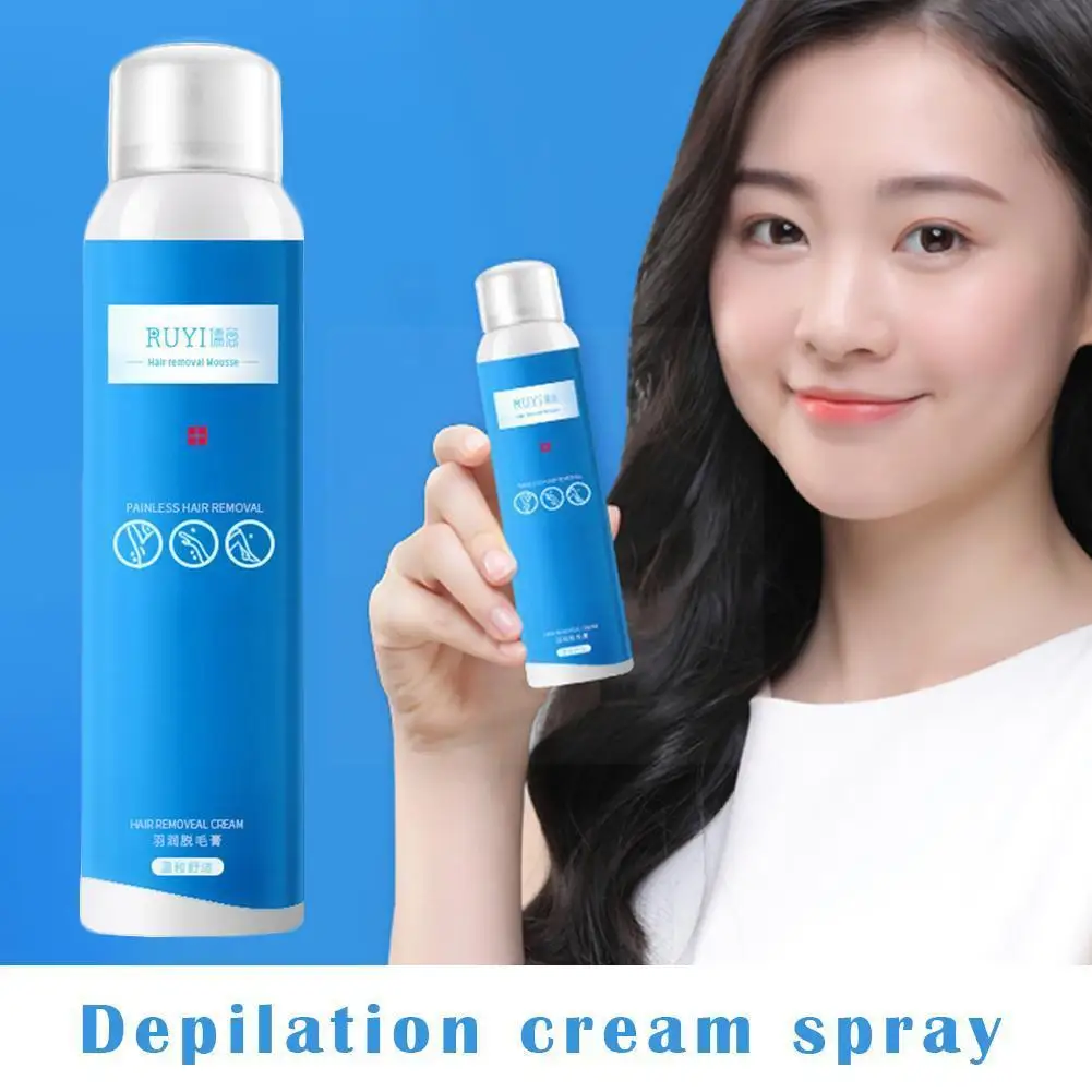 

120ml Painless Hair Removal Spray Cream Moisturizing Foam Mousse Cream Bubble Body Depilatory Wax Skin Removal Master Smoot S6F8