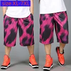 Новое поступление, повседневные модные летние тонкие мужские шорты с большим вентиляционным рисунком Plsu, размер XL 2XL 3XL 4XL 5XL 6XL 7XL