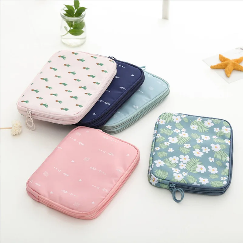 Women Men Travel Passport Cover Wallet Waterproof Zipper ID Card Charger Data Cable Banknotes Cosmetics Document Holder Bags | Багаж и