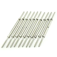 10 pcs t316 lag screw swage turnbuckle tensioner for 18 cable railing wire rope rail kit hardware system stair deck