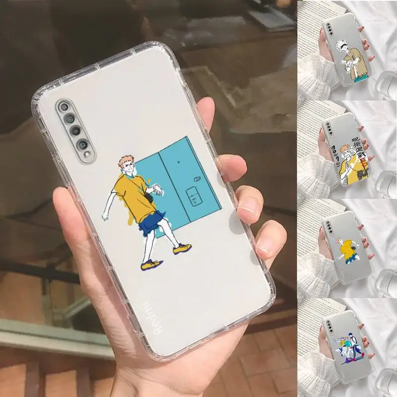 

Jujutsu Kaisen Phone Case Transparent For Xiaomi Redmi note 3 9 7 4 8 8T 10 CC9E 11ULTRA T lite PLAY pro 4G 5G