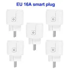 2020 Новый Wi-Fi Smart Plug Тип розетки F штепсельная вилка европейского стандарта 16A работает с Amazon Alexa Google Home мини умный дом Automaiton умный дом