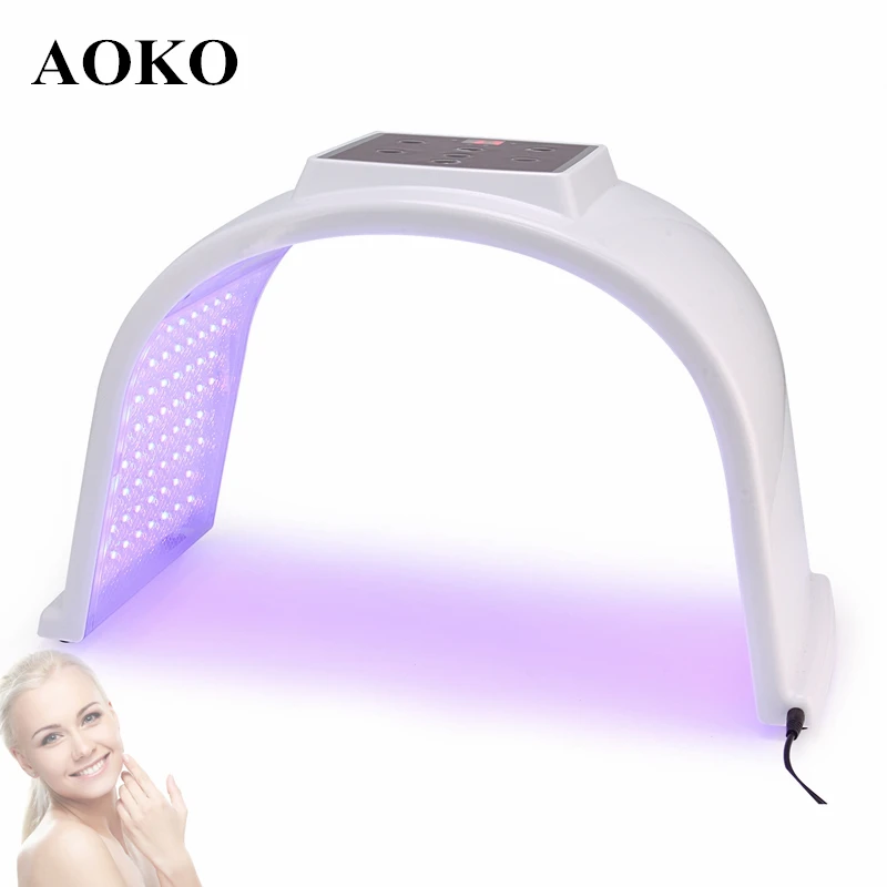 AOKO Новый 7 цветной СВЕТОДИОДНЫЙ Прибор для фотонной терапии лица PDT аппарат