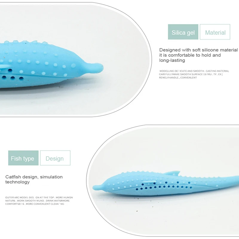 Мягкая силиконовая игрушка для чистки зубов MySudui|Игрушки кошек| |