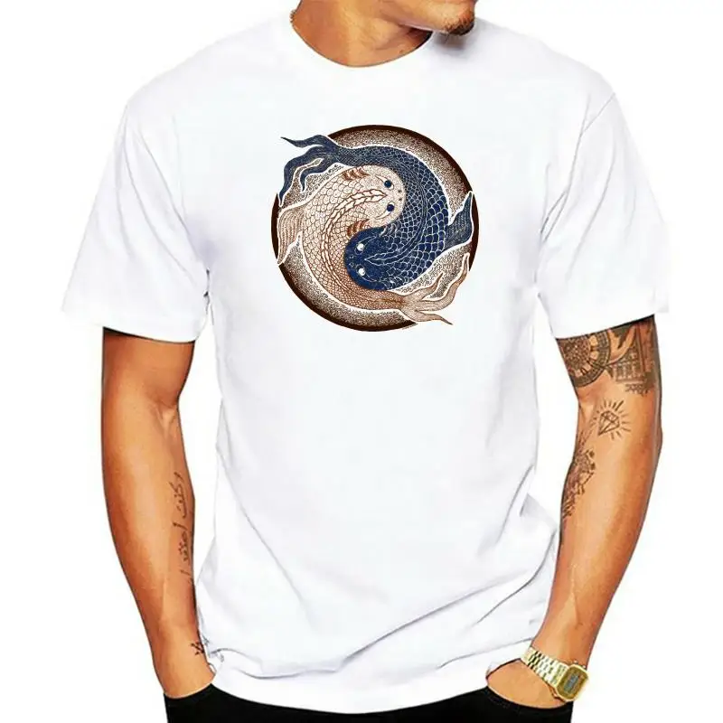 

yin yang fish, shuiwudao mandala T shirt peter barreda mandalazone mandala mandalas spirit spiritual spirituality myth mythology