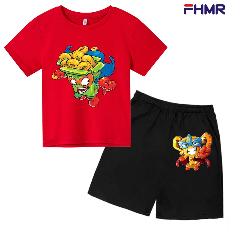 

Boys Super Zings Print Clothes Baby Funny T-Shirts Kids Superzings Clothing Boys Graphic T Shirts Anime Among