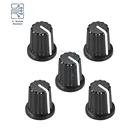 5 шт.лот Dia. Ручка управления поворотный потенциометр с валом для электрогитары, 6 мм