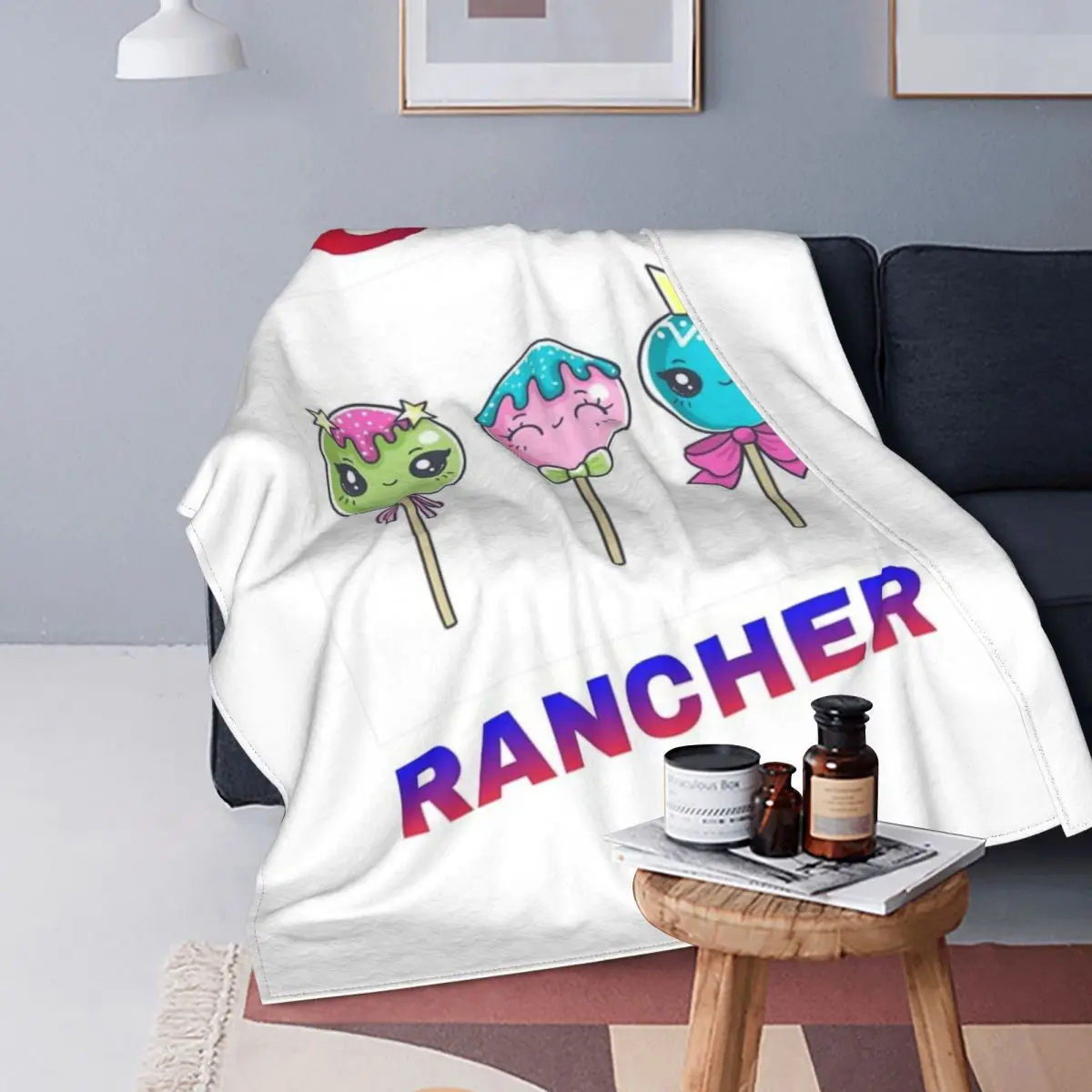 

Jolly Rancher-2 mantas para cama, cobertor para sofá a cuadros, manta doble, colcha de verano