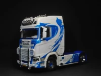 gcd 164 scania s 730 white die cast model car collection limited