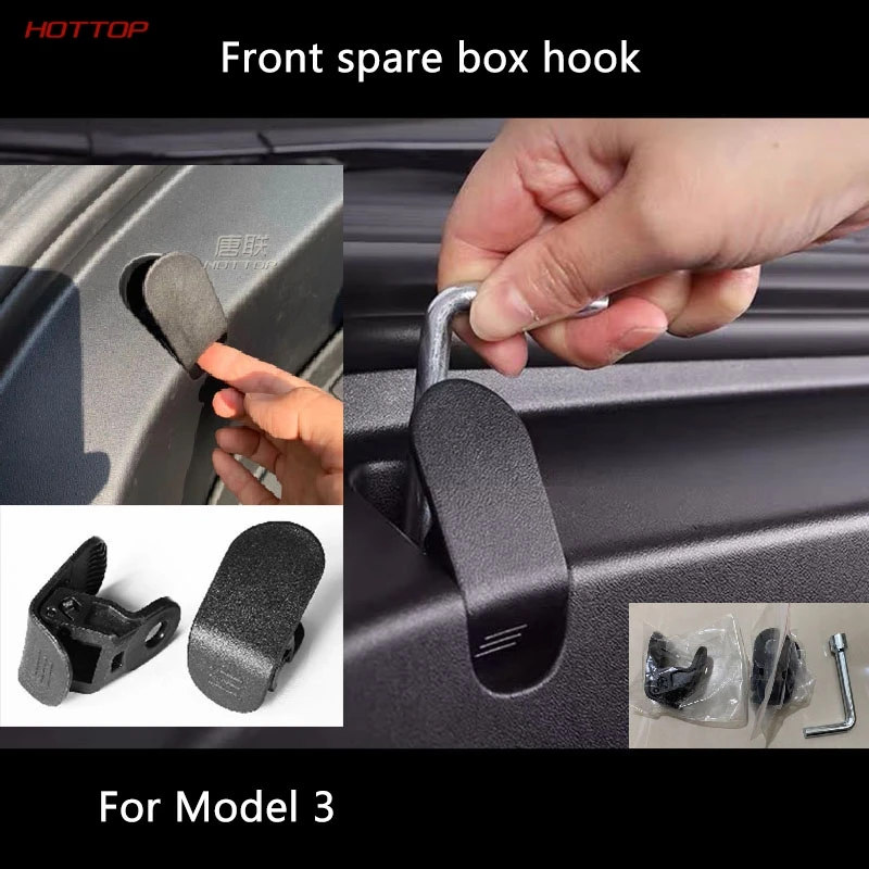 

Передняя Коробка с крючком, подвеска с крючком для Tesla Model 3