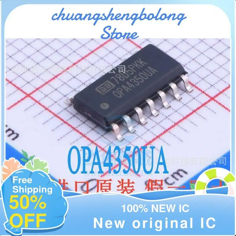 

10-200PCS OPA4350UA New original IC