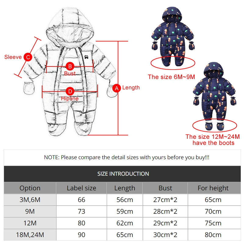 Ircomll Brand Newborn Baby Boy Girl Clothes Long Sleeve Warn Winter & Autumn Cartoon Printed Infant Bodysuit for Newborns