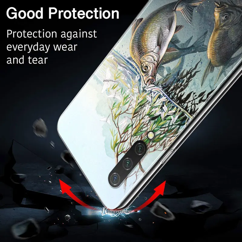 

Fishing Gear Fish for Xiaomi Mi 11 10T Note 10 Ultra 5G 9 9T SE 8 A3 A2 A1 6X Pro Play F1 Lite 5G Soft Phone Case