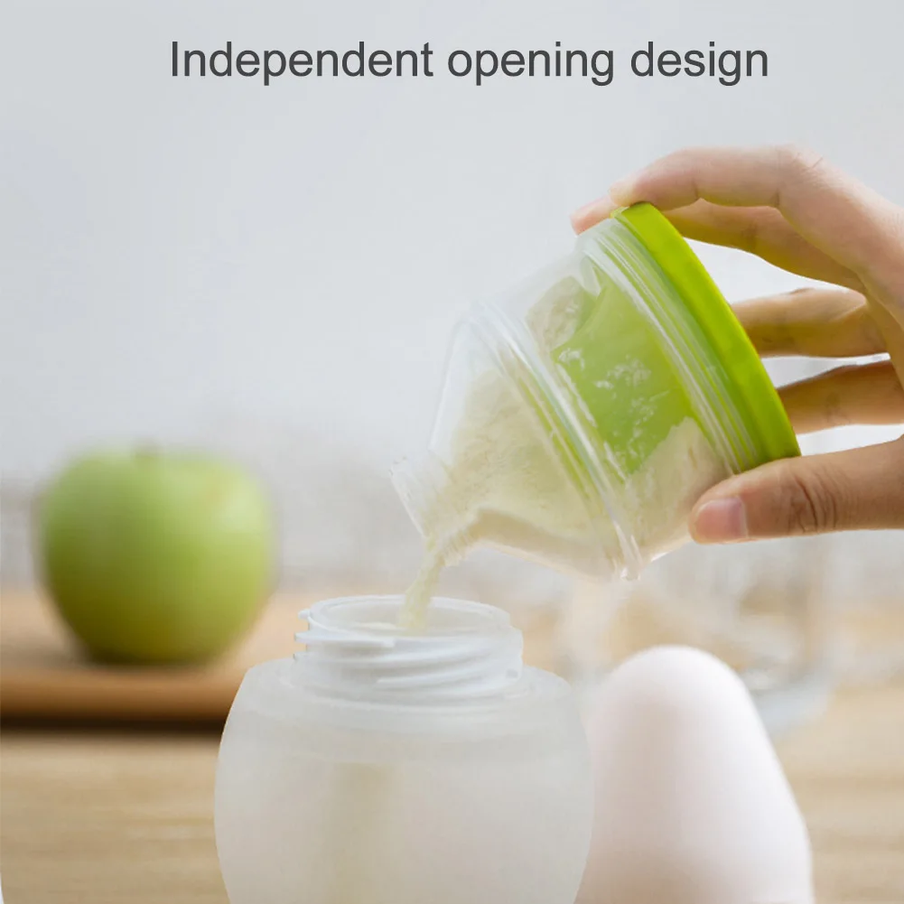 

3 Layer Travel Formula Storage Container Baby Food Toddler Twist Lock Non Spill PP Feeding Detachable Milk Powder Dispenser