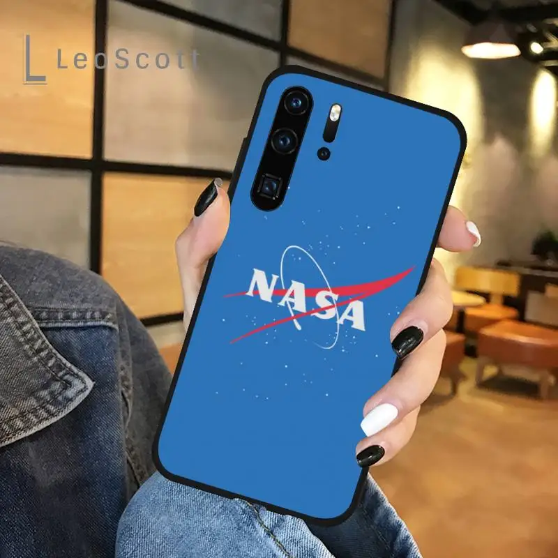 

Space NASAS beautiful black Phone Case For Huawei honor Mate P 9 10 20 30 40 Pro 10i 7 8 a x Lite nova 5t
