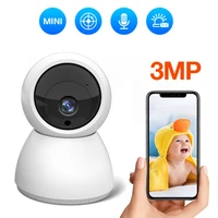 3mp mini wifi ip camera indoor wireless 1080p cctv security home surveillance camera pet baby monitor auto tracking night vision