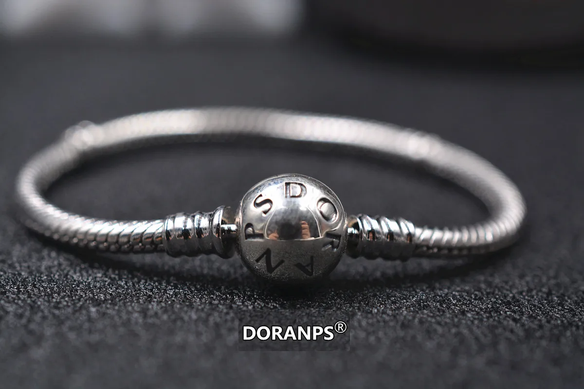 Брендовая бижутерия DORANPS 925 оригинальные бусины шармы браслеты для женщин Шарм
