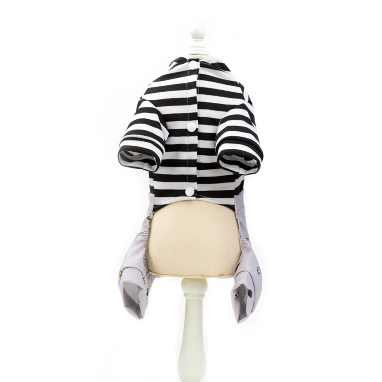 

Dog Jumpsuit Striped Puppy Pajama Cute four-legged Apparel Spring summer Pet Clothes letter print comfortable overalls