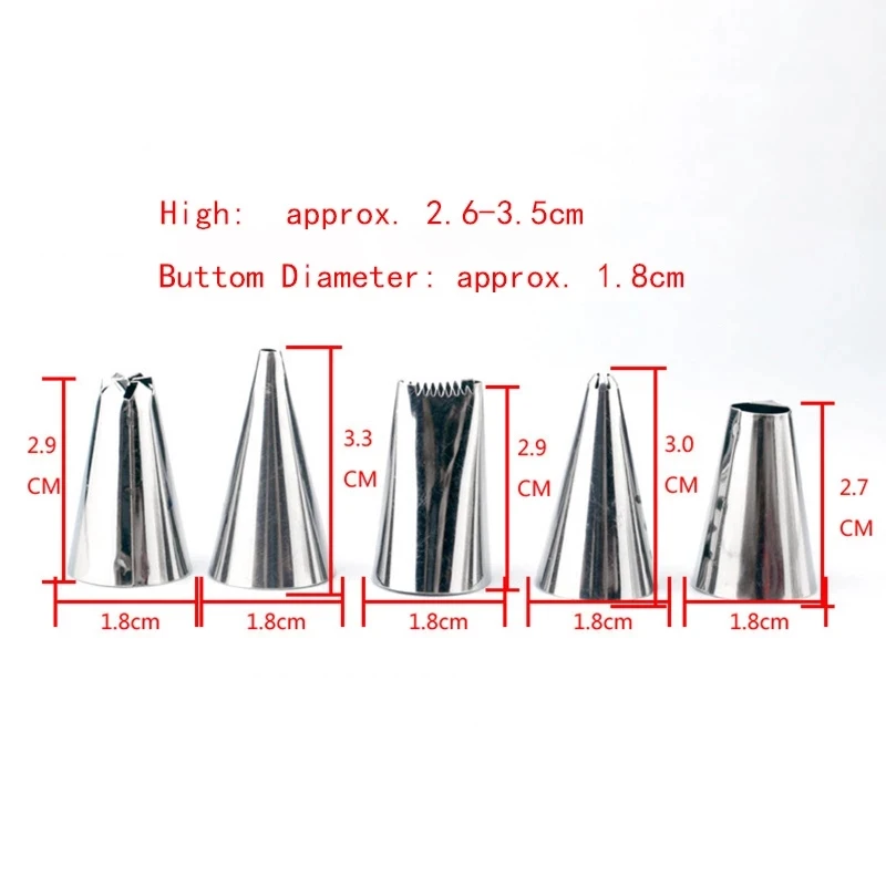 48 шт./лот хорошее качество торт украшения из нержавеющей стали глазури