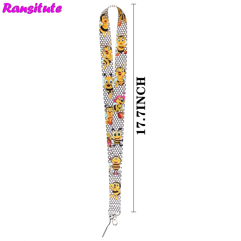 Ransitute пчелиный ремешок подходит для ключа ID карты мобильного телефона ремень DIY