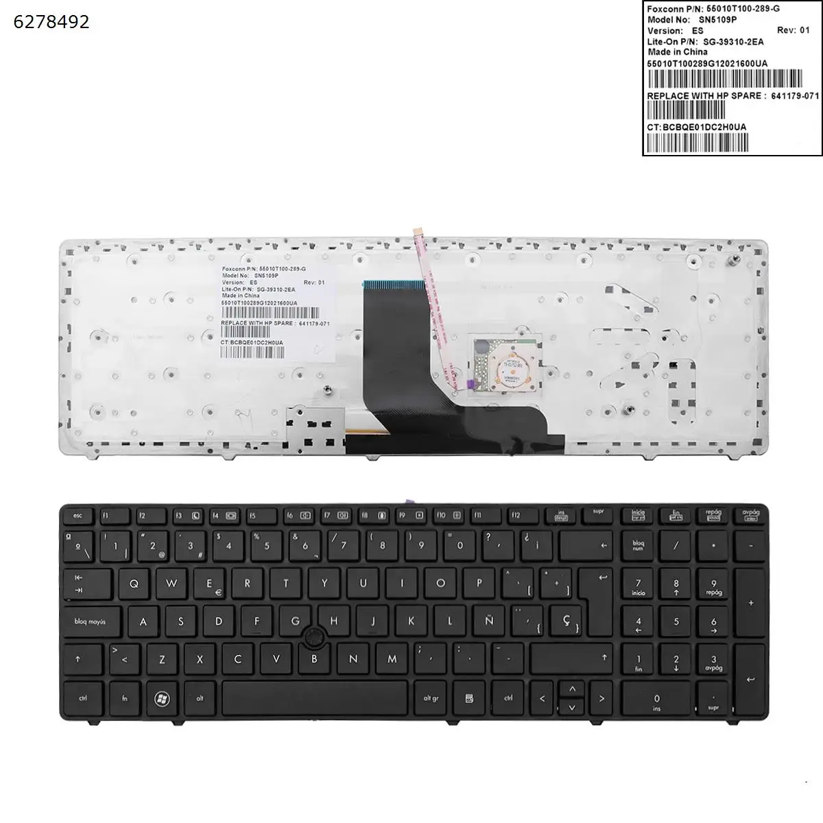 SP новая клавиатура с испанской раскладкой для ноутбука HP ProBook 6560B 6565B 6570B 6575B Elitebook