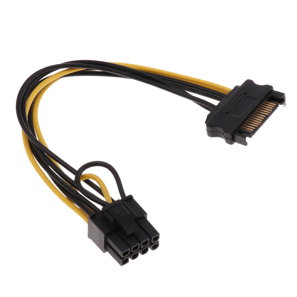 SATA 15 pin to (6 + 2) PCI-E Express кабель адаптер для ПК ноутбука компьютера | Компьютеры и офис