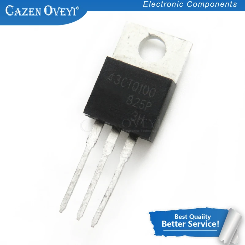 

10pcs/lot 43CTQ100 TO-220 100V 43A new original In Stock