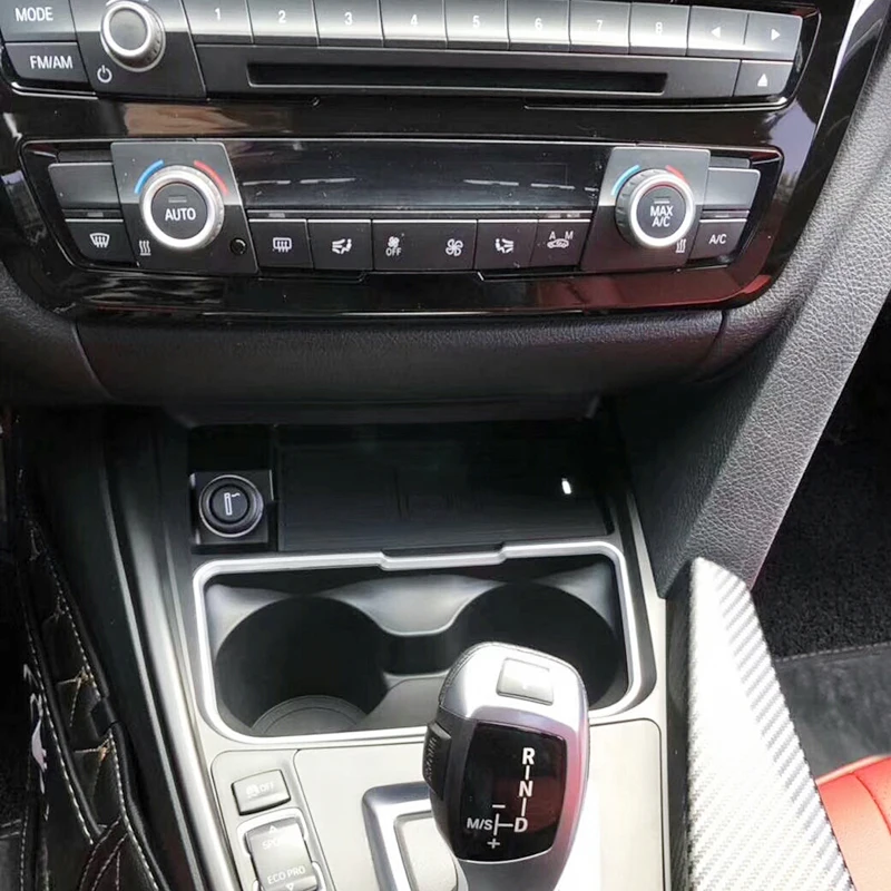 Для BMW 3 4 серии F30 F31 F32 F33 F34 F35 F36 F82 автомобильные аксессуары 15 Вт QI Беспроводное