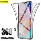 360 противоударный чехол для Samsung Galaxy A3, A5, A7 2016, J5, J7 Prime 2015, J3 2017, J4, J6, J8, A6, A8 Plus, J2 Core Pro, A9 2018, A70E, чехол
