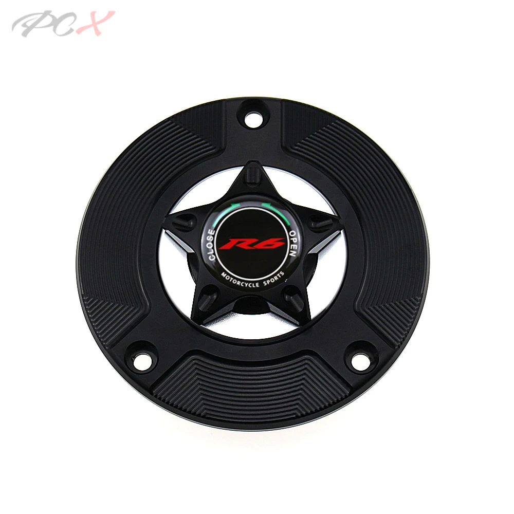 Логотип R6 аксессуары для мотоциклов крышка топливного бака с ЧПУ алюминиевая YAMAHA