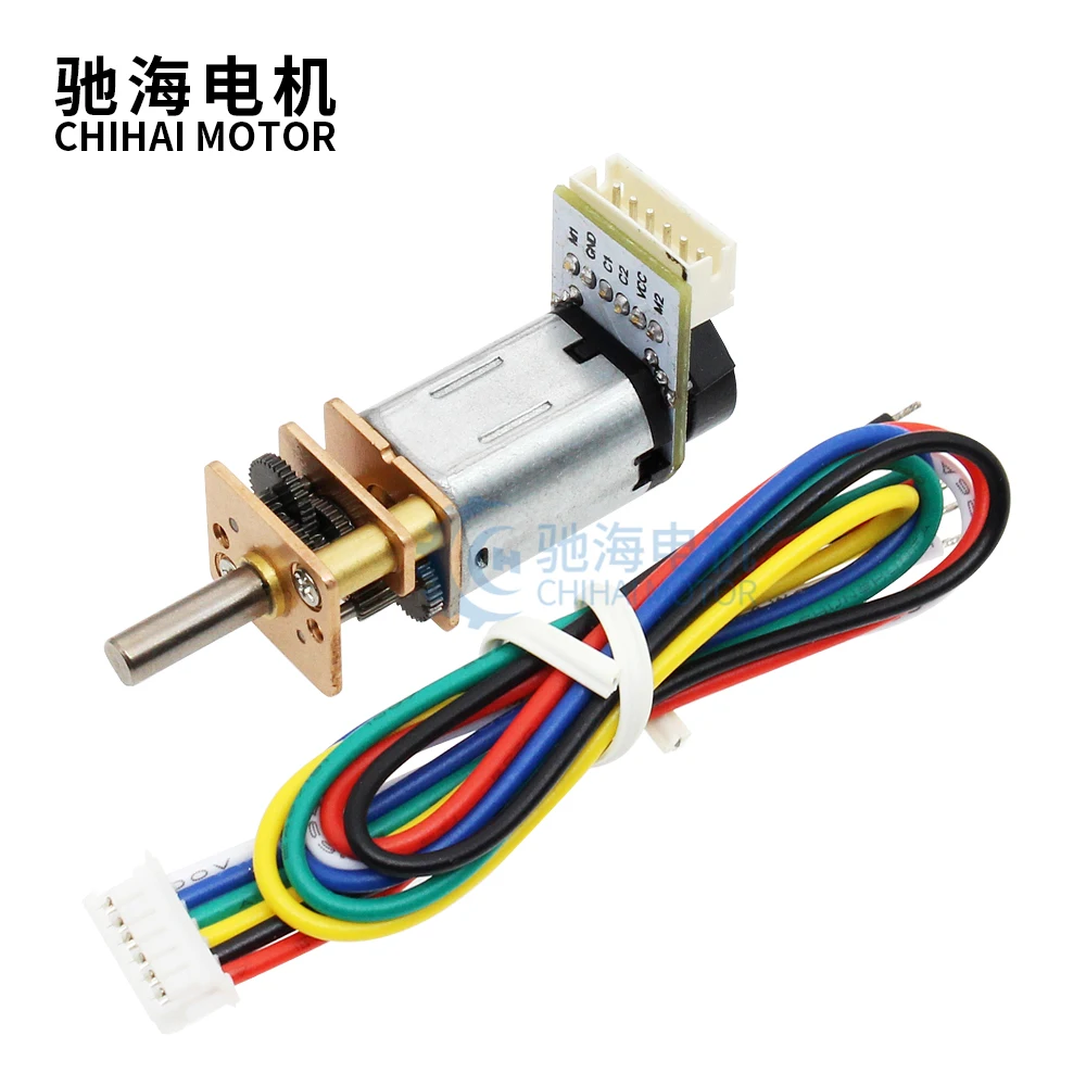 Двигатель ChiHai CHR GM12 N20ABHL DC 12 В 6 в карбоновая щетка мм микро редуктор постоянного