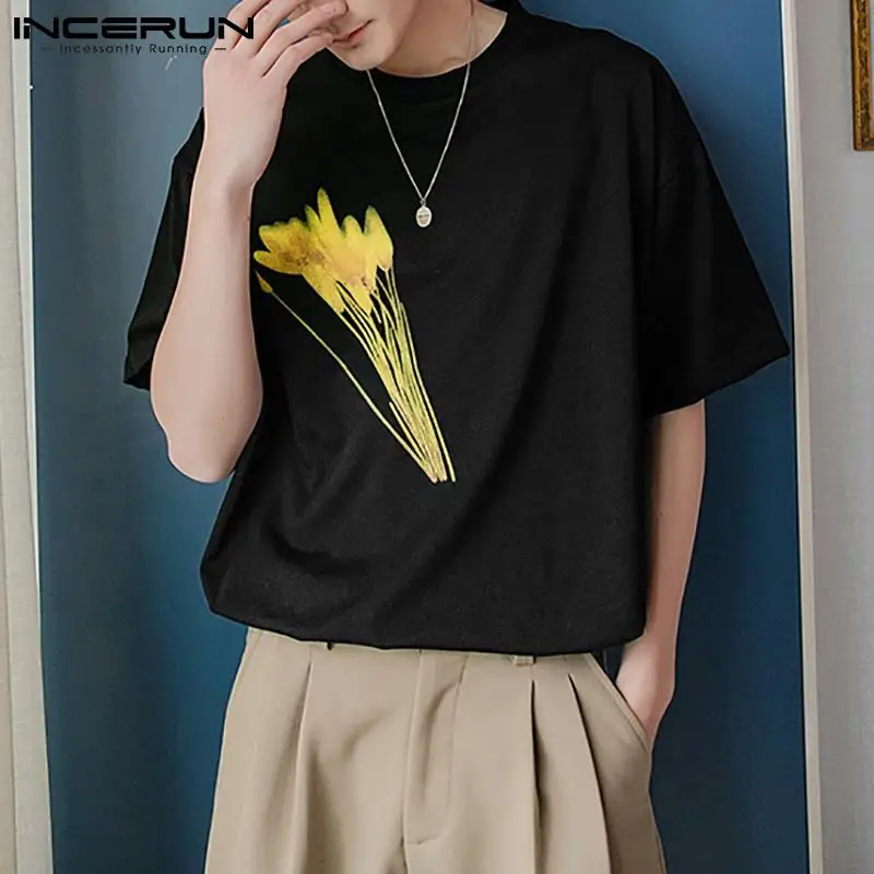 

Летняя мужская футболка с круглым вырезом и принтом стильное джинсовое платье с коротким рукавом в стиле кэжуал на каждый день: Базовые Фут...