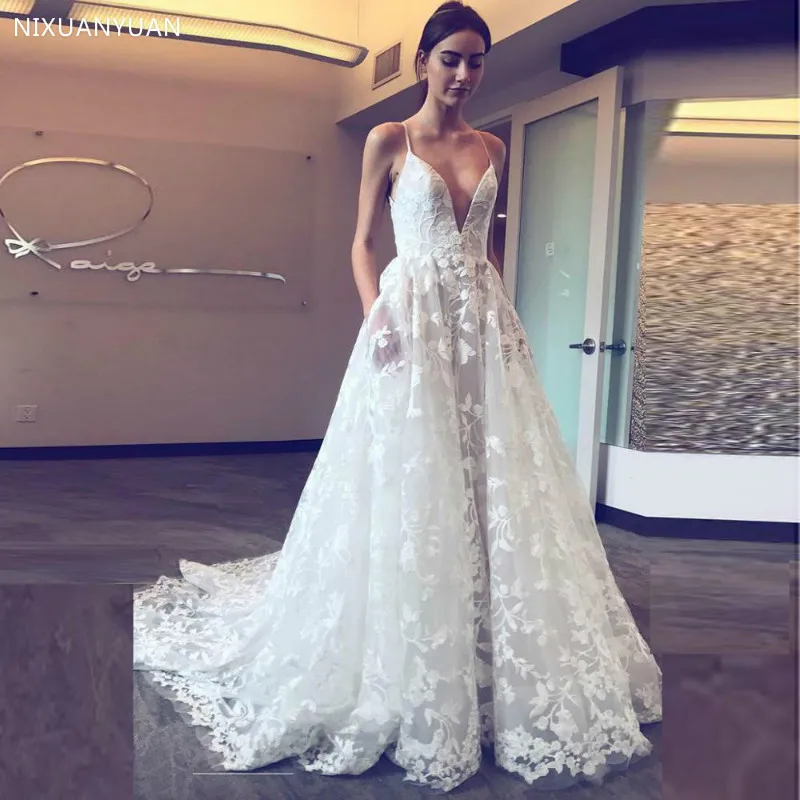 

Свадебное платье 2021 одежда с длинным рукавом платье трапециевидной формы из органзы и шифона и кружева размера плюс для девочек Vestido De Noiva Ду...